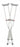Medline Red Dot Aluminum Crutches - Guardian Aluminum Red-Dot Crutches, Tall Adult - G90-214-8