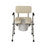 Medline Drop Arm Commodes - Padded Drop Arm Commode, 350 lb. Weight Capacity - G98204