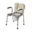 Medline Drop Arm Commodes - Padded Drop Arm Commode, 350 lb. Weight Capacity - G98204