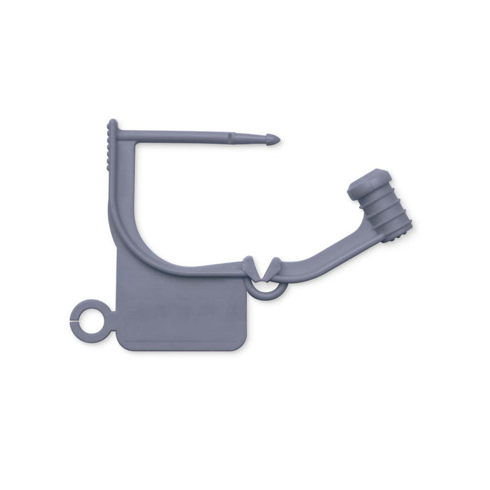 Key Surgical Non-Printed Locking Tags - Tamper-Proof Locking Tag, Gray - LT-600