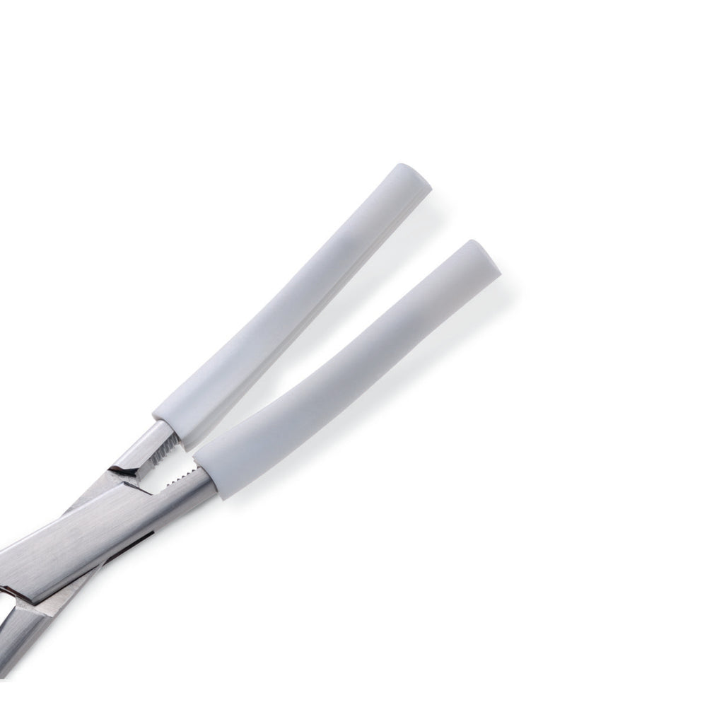 Key Surgical Inc Sterile Clamp Covers - Silicone Sterile Clamp Cover Clamp, White, 2/10" x 5" - VS-102