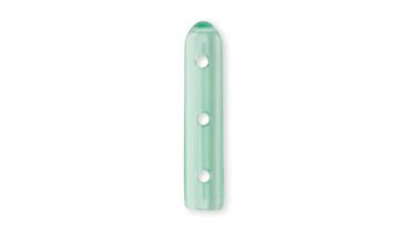 Key Surgical Round Caps - Round Instrument Cap with Vents, Green Tint, 2.8 mm x 19.1 mm - 3-08-03