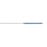 Key Surgical Polypropylene Cleaning Brushes - Stainless Steel Cleaning Brush with Polypropylene Tip, 16" Long with 1" Bristle Area, 5 Fr (1.58 mm) - PP-16-062