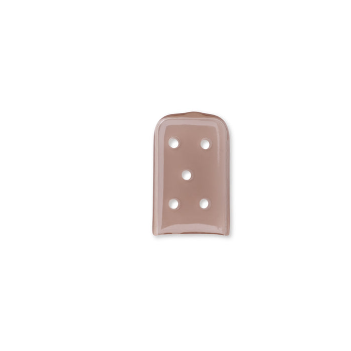 Key Surgical Flat Caps - Instrument Tip Cap with Vents, Flat, Brown, 0.625" - 3-08-08