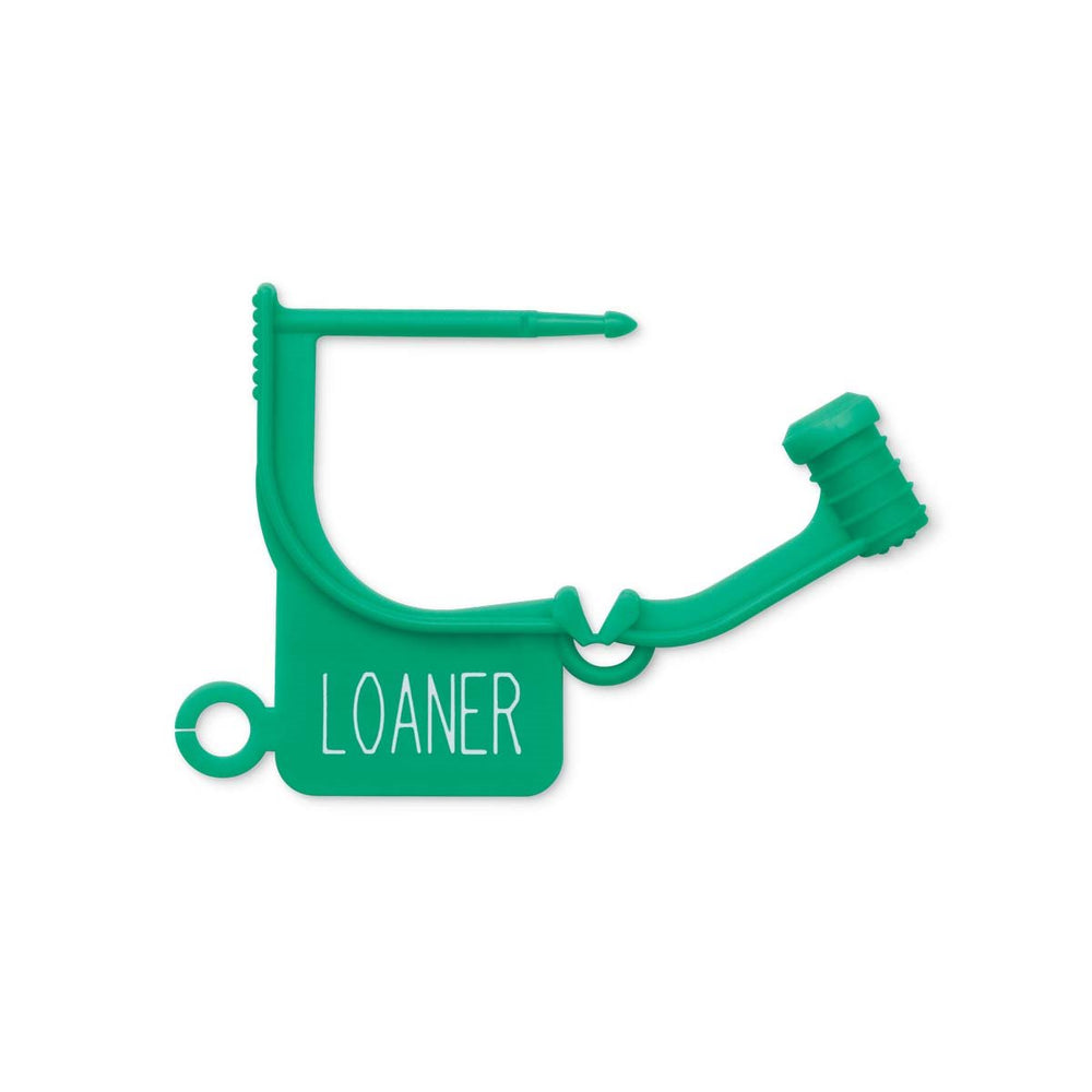 Key Surgical Printed Locking Tags - Printed Locking Tag, "Loaner", Green - LT-310-1000