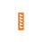 Key Surgical Patterned Sheet Tape - 1/4" Sheet Tape, ID, White / Orange - T-713-07