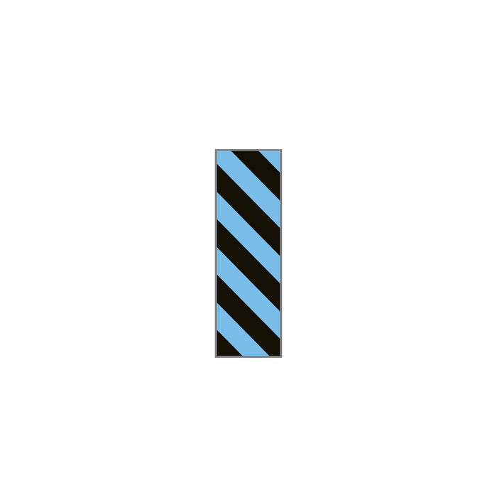 Key Surgical Patterned Sheet Tape - 1/4" Sheet Tape, ID, Black / Light Blue - T-320-0914