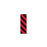Key Surgical Instrument ID Tapes - TAPE INSTR SHT, 1/4 BLK / RED STRIPE - T-320-0904