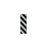 Key Surgical Patterned Sheet Tape - 1/4" Sheet Tape, ID, Black / Gray, Diagonal Stripes - T-320-0912