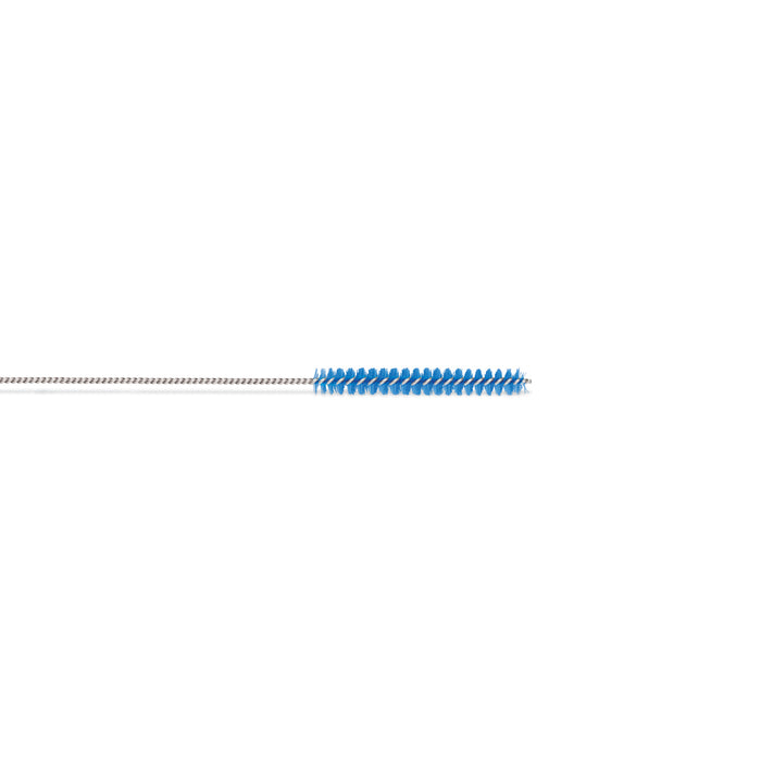 Key Surgical Polypropylene Cleaning Brushes - Stainless Steel Cleaning Brush with Polypropylene Tip, 18" Long with 2" Bristle Area, 19 Fr (6.35 mm) - PP-18-250