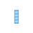 Key Surgical Patterned Sheet Tape - 1/4" Sheet Tape, ID, White / Blue - T-609-14