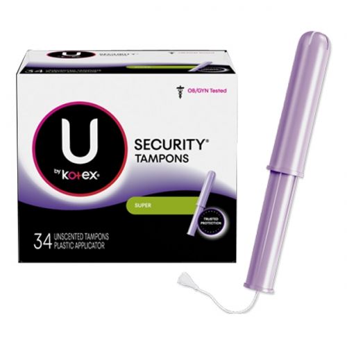 Kimberly Clark Kotex Security Tampons - TAMPONS, KOTEX, SECURITY SUPER - 51570