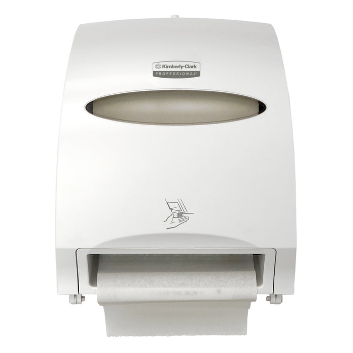 Kimberly-Clark Corporation Professional Electronic Hard Roll Towel Dispenser - Touchless Refillable Electronic Hard-Roll Towel Dispenser, 15.8" x 12.7" x 9.6", White - 48856