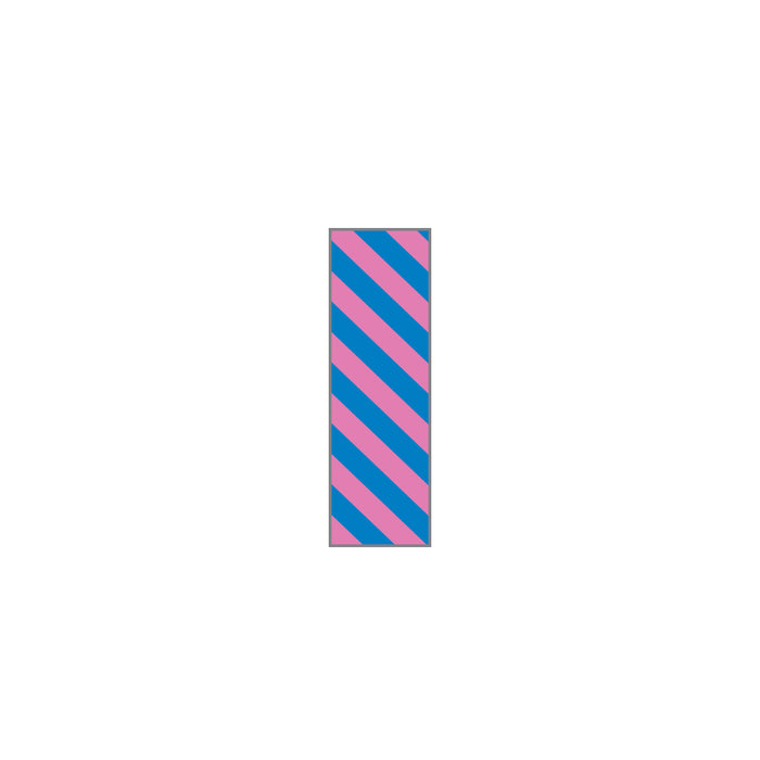 Key Surgical Patterned Sheet Tape - 1/4" Sheet Tape, Blue / Pink - T-320-0211