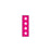 Key Surgical Patterned Sheet Tape - 1/4" Sheet Tape, Fuchsia, Stars - T-703-19