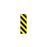 Key Surgical Instrument ID Tapes - TAPE INSTR, SHT, 1/4 BLK / YLOW STRIPE - T-320-0905