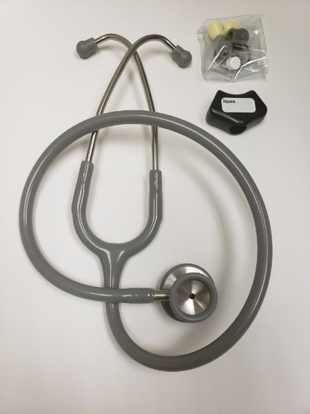 Kerma Medical Pediatric Stainless Steel Stethoscope - Pediatric Stainless Steel Stethoscope, Gray - 6000