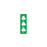 Key Surgical Patterned Sheet Tape - 1/4" Sheet Tape, ID, Green with White Clovers - T-709-03