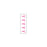 Key Surgical Patterned Sheet Tape - 1/4" Sheet Tape, ID, White / Pink - T-718-0111