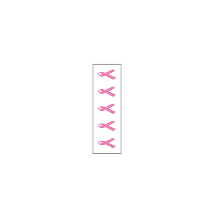 Key Surgical Patterned Sheet Tape - 1/4" Sheet Tape, ID, White / Pink - T-718-0111