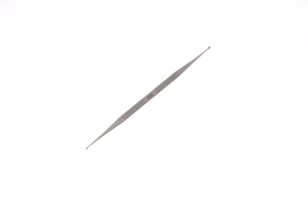 Medline House Ear Curettes - House Curettes with Double-Ended Cups, 1 and 1.2 mm, 6.75" - MDS4476201