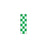 Key Surgical Patterned Sheet Tape - 1/4" Sheet Tape, ID, White / Green - T-220-0103