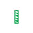 Key Surgical Identification Tape - dentification Sheet Tape, 1/4", White with Green Footprints - T-713-03