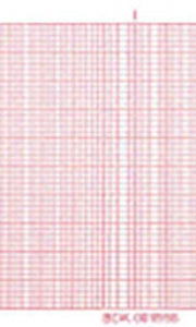 Graphic Controls Medical Chart Recording Papers - Burdick ECG Single-Channel Recording Paper Roll, 1.97" x 150' - 7G31070652