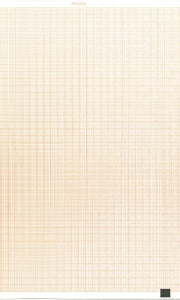 Graphic Controls Medical Chart Recording Papers - Nihon Kohden ECG Recording Paper, Z-Fold, Red Grid, 210 mm x 65' - 32017349
