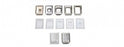 General Data Disposable Base Molds - BASE MOLD, DISPOSABLE, 15 X 15 X 5 MM - DBM-15