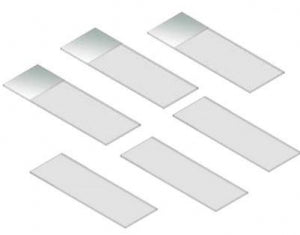General Data Inc Uncharged Frosted One End One Side Slides - SLIDE, FROSTED, 25X75MM, BEVELED EDGE - SM-SSF-B