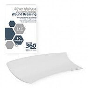Gemco Gemcore360° Silver Alginate Dressing - Silver Alginate Dressing, 2" x 2" - AM-WC-SAG22