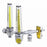 Genstar Technologies Dual-Air Brass Flowmeters - Brass Dual Flowmeter for Medical Air, 0-15 LPM, Chemetron - FMD187B-15L-CHP
