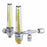 Genstar Technologies Dual-Air Brass Flowmeters - Brass Dual Flowmeter for Medical Air, 0-15 LPM, DISS - FMD187B-15L-DSP