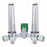 Genstar Technologies Brass Dual Oxygen Flowmeters - Oxygen Dual Flowmeter, Brass, 15 LPM, Chemetron Back, Single Power Takeoff - FMD197B-15L-CHP
