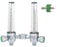 Brass Dual Oxygen Flowmeters