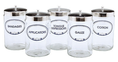Graham-Field Labeled Sundry Jars - Grafco Stainless Steel Cover for Sundry Jars 3454 and 3458 - 3454C