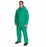 Condor Flame-Resistant Coverall Rainsuits - Green Guard Flame-Resistant PVC Coverall Rain Suit with Detachable Hood, Unisex Size 4XL - 1FBA3