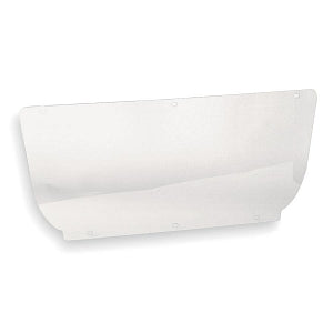 Condor Polycarb Faceshield Visors - Faceshield Visor, Polycarbonate, Clear, 7" x 15-1/2" x 1/2" - 2AVJ6