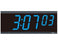 Pyramid Technologies Digit Stand Alone Clock - Rectangular LED Wall Clock, 6" x 1/4" x 15-1/2" - DIG-6B