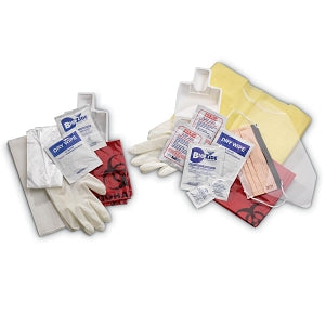 Grainger Biohazard Spill Kits - Biohazard Spill Kit in 15" Bag - 3ZDW1