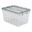 Graham-Field Attached Lid Containers - Attached Lid Container, Clear, 12-1/2"H x 21-1/2"L x 15"W - 49XH32