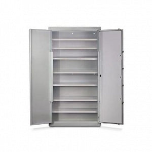 Mesa Safe Company MRX Series Pharmacy Safe - Electronic Medical Storage Cabinet, White, 32" x 16" x 60" - MRX1000E