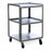 Grainger Three-Shelf Stainless Steel Utility Cart - Stainless Steel Utility Cart with 3 Shelves, 300 lb. Capacity - 5JNK4