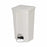 Tough Guy Rectangular Step Cans - Rubbermaid White Step-On Trash Can, 23 gal. Capacity - 6GAK3
