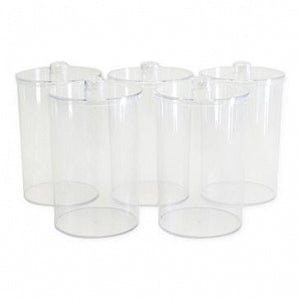 Graham-Field Clear Plastic Sundry Jars - JARS, SUNDRY, CLEAR PLASTIC, UNLABLED - 3453