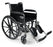 Graham-Field Traveler SE Fixed Full Arm Wheelchair - Traveler SE Wheelchair with Swingaway Footrest, 18" x 16" Fixed Full Arm, 250 lb. Capacity - 3E010100