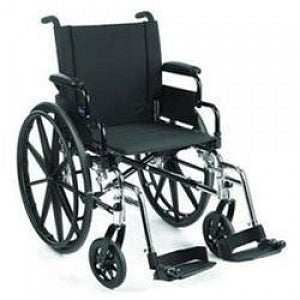 Graham-Field Traveler HD Wheelchair - Traveler HD Wheelchair, 22" x 18", Detachable Desk Arm, Swing-Away Footrest - 3G010420