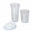Allied Healthcare Products Rigid Disposable Suction Canisters with Stem Lid - Suction Canister, Rigid Canister, 1500 cc - 20-08-0003