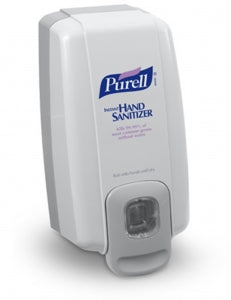 Gojo Purell Nxt Space Saver Dispenser - Dove Gray - Purell NXT Space Saver Push-Style Dispensers for Hand Sanitizer Gel - 2120-06